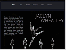 Tablet Screenshot of jaclynwheatley.com